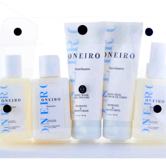 NEW Onerio 5 Piece Face & Body Care Set Complete Hair Body Care In Travel Case - Picture 1 of 4